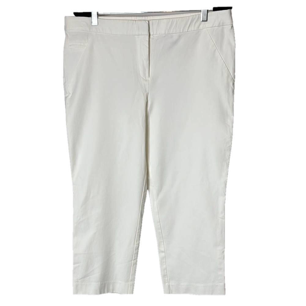 Alfani White Tailored Capris